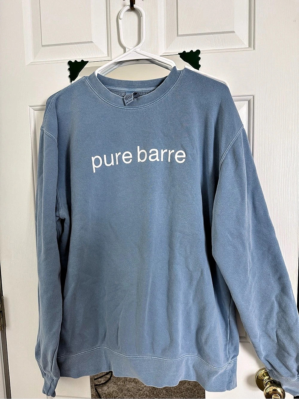Pure Barre Crewneck Sweatshirt in Blue Like New
